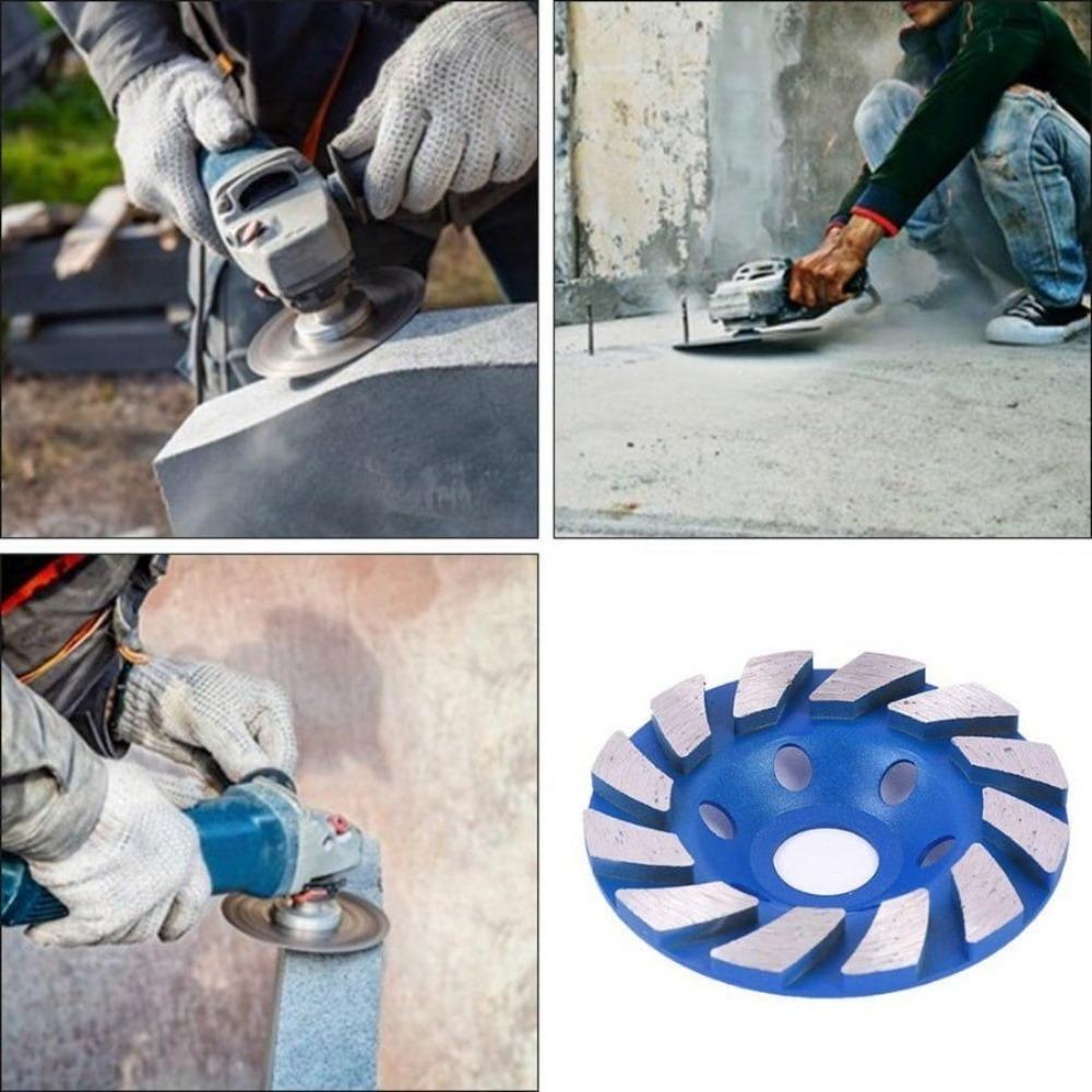 Segment Schleifen Maschine Rad Diamant Schleifen Cup Disc Beton Granit Stein Grinder DIY Power Tool