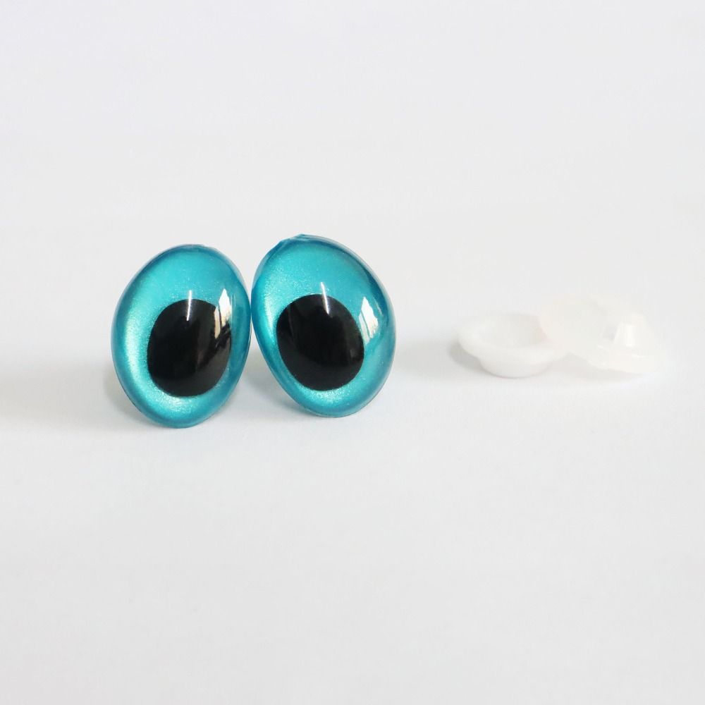 20pcs(10pairs) DIY Safety Eyes 3D Crochet Dolls Eyeballs Amigurumi Toys Making Accessories