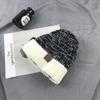 Autumn and Winter Knitted Woolen Hat Korean Style Fashionable Velvet Warm Ear Protection Male and Female Student Young Couple Cold Hat