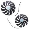 2pcs/Set ZT-A30700E-10P GPU VGA Cooler Fan For ZOTAC GAMING GeForce RTX 3070 Twin Edge Replace CF1010U12S + CF9015H12S