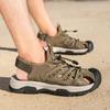 High Quality 2025 New Outdoor Casual Leather Sandals Summer Waterproof Waterproof Sandals Casual Non-Slip Quick Dry Beach Shoes