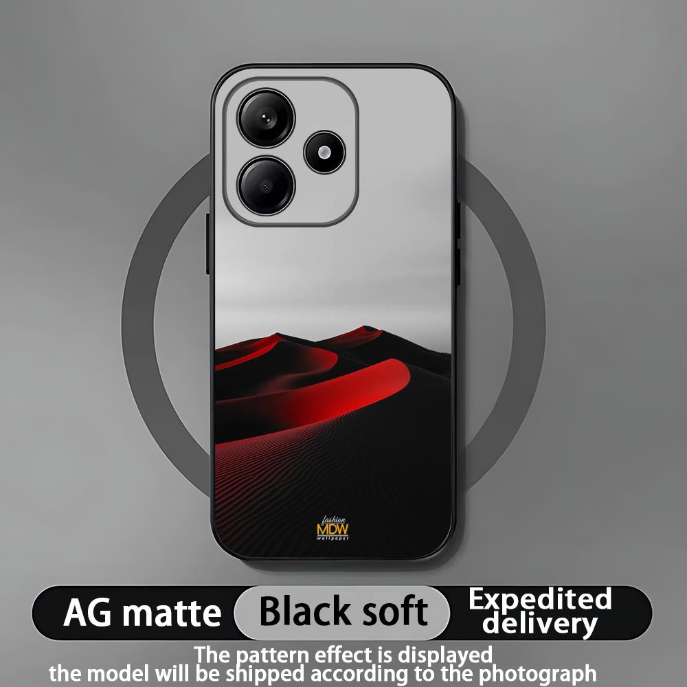 C-Crimson Desertes Phone Case For Xiaomi Redmi Note 14 13 12 11 Pro Plus S 5G 4G Soft Black Phone Cover