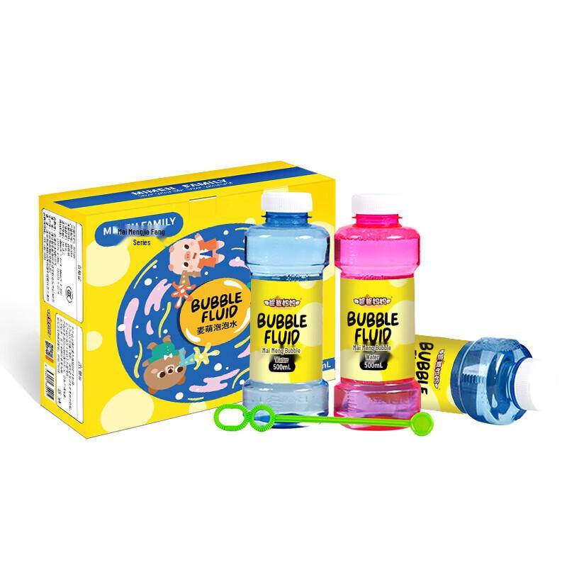 Nachfüllflüssigkeit für Seifenblasen & Spielzeugset für Kinder