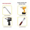 10PCS Interface 12.7mm Inner Hexagonal Sleeve 1/2 Hexagon Socket Durable Wrench Socket  For Repair