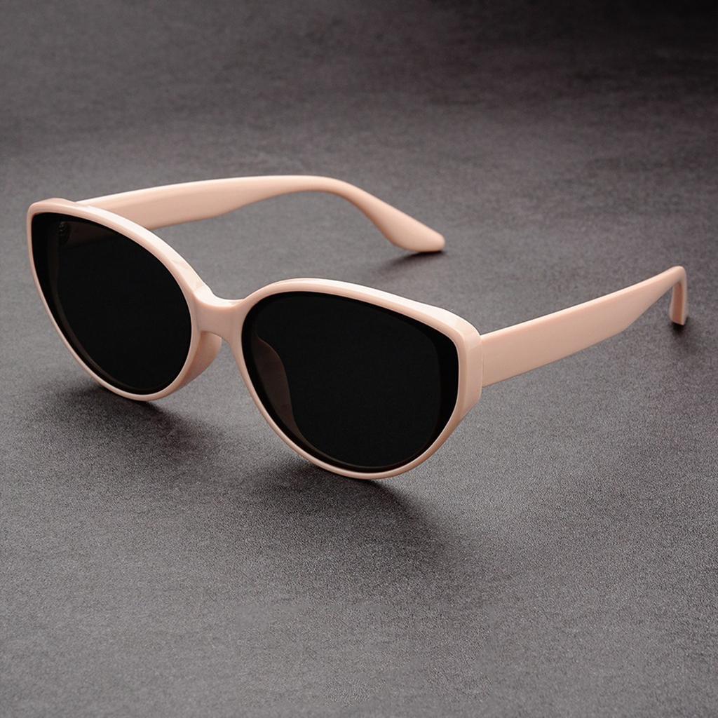 New Chestnut Cat's Eye Retro Sunglasses Women's Advanced Ultra-light Sunglasses Metal Hinge Men's Sunglasses Women's Sunglasses