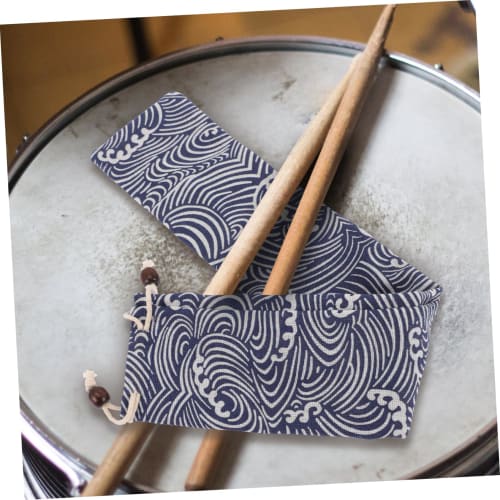 SEWACC Drumstick Bag, Drumstick Carry Case, Drumstick Holder, Drumstick Pouch, Large Capacity, Durable Polyester, Lightweight, Storage, Protection, Po