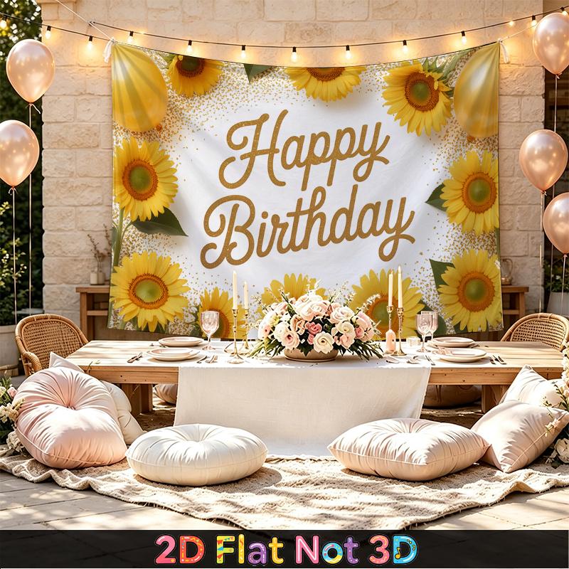 Party Backdrop Happy Birthday Birthday Photo Booth Background Front Door Decor