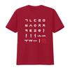 Mens Korean Alphabet Hangul Matrix T Shirt Black Large vintage Washed homme Versatile Breathable Soft streetwear Stylish