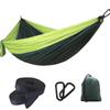 Upgraded Nylon Parachute Cloth Double Hammock Enlarged for Outdoor Camping Swing Durable Lightweight