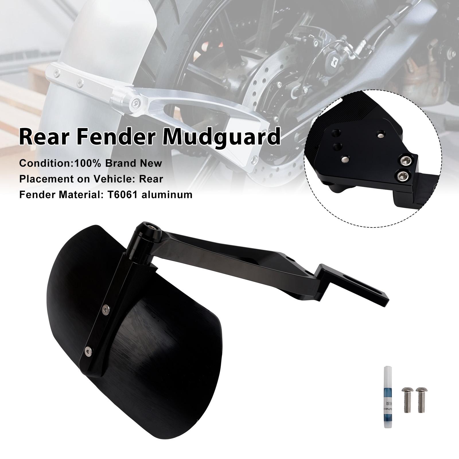 Rear Wheel Fender Mudguard For Scrambler 1200 XC XE X Street Twin 900 Black