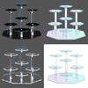 3/4/7 Position Toys Model Storage Rack Dazzling Dessert Display Stand  Office Decor