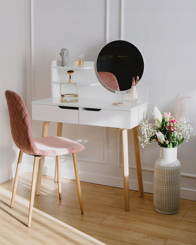 SCANDI dressing table with mirror, Scandinavian cosmetics