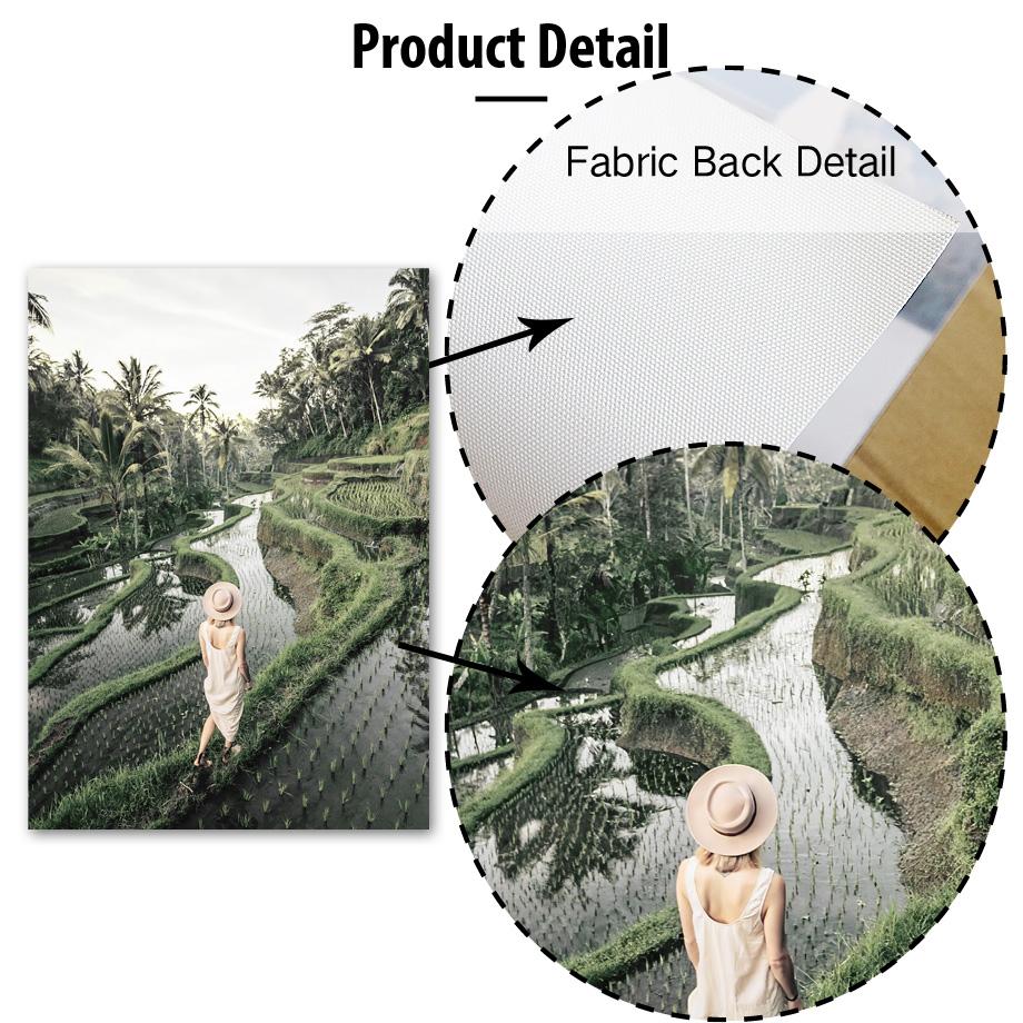 Green Mountain Waterfall Forest Leaves Landscape Posters And Prints Wall Art Canvas Painting Pictures For Living Room Home Decor