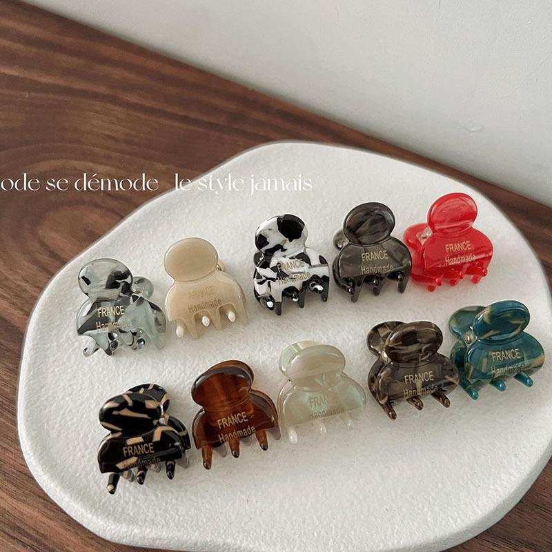 Korean Style Mini Hair Claw Clip for Air Bangs - Classic Decorative Hair Accessory