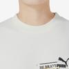 Puma Buchstabenaufdruck Lässiger Sport-Hoodie Herren Hoodies Weiß 677511-65
