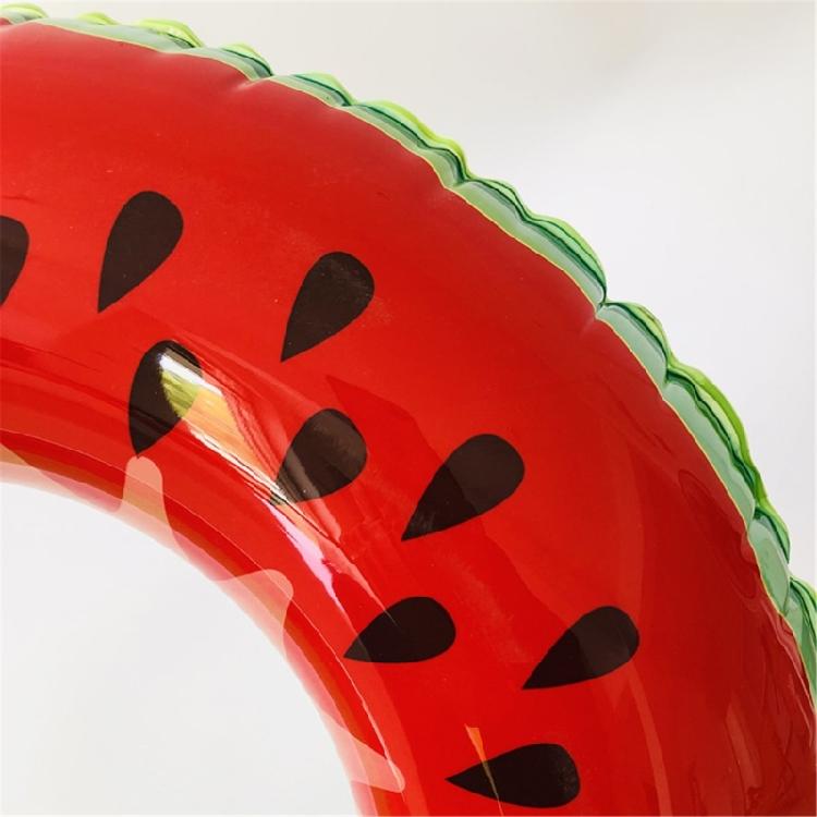 Inflatable Swimming Rings Watermelon Pattern Swim Tube Floatie Beach Swimming Party Toy for Pool, Bath Toy, Party