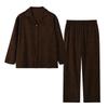 Antibakterielles Modal-Pyjama-Set für Damen - Weich, Langarm mit Brustpolstern, Neuer Chinesischer Stil, Perfekt für Frühling, Herbst und Winter.