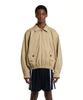 Trunk Project Gathered Bomber Jacket_Beige