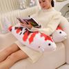 75cm Simulation Poisson Koi Peluche Douce Remplie Dessin Animé Carpe Oreiller Coussin Cadeau Pour Enfants Canapé Décoration Maison