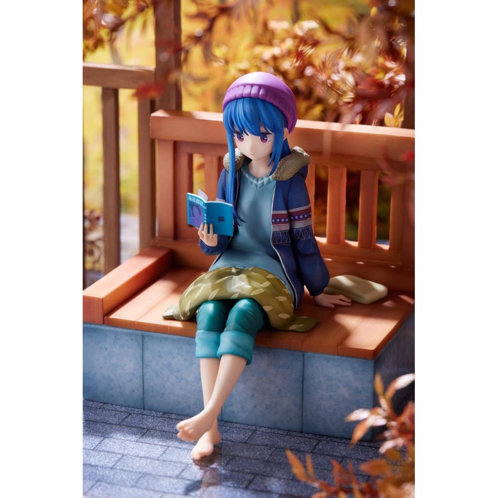 Amiami Yurucamp Delta Shima Rin versiune baie de picioare. Figurina finisata pictata PVC&ABS la scara 17