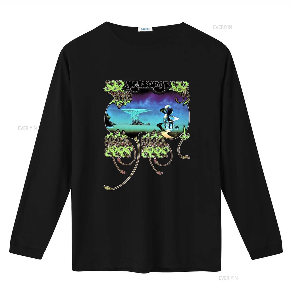 Yes Band Yessongs Album Cover Live 1973 Rare Vintage Casual Streetwear T Shirt Vintage Washed Streetwear Versatile Homme