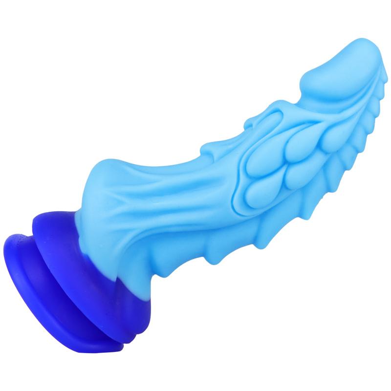 Lan Qilin Simulation Big Penis Liquid Silicone Anal Anal Plug Female Masturbation Device Sex Toys