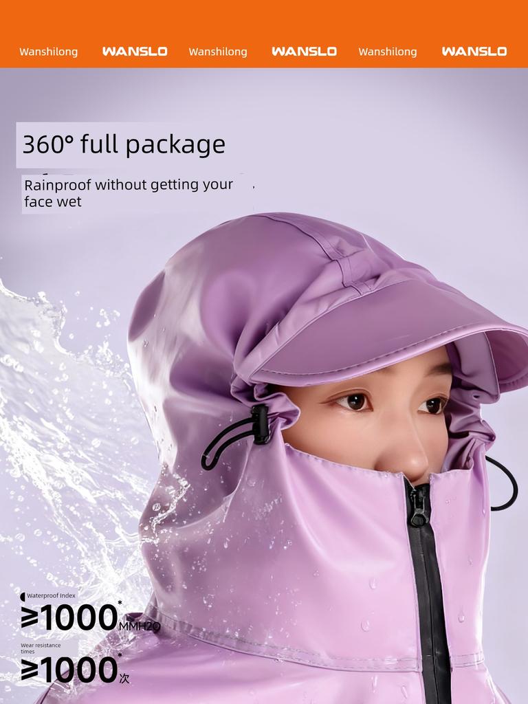 Electric Vehicle Raincoat for Women, Full-Body Storm-Proof, Single/Double Rider Electric Motorcycle Riding-Specific Rain Poncho, 2026 New Model