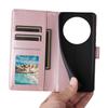 For Realme 14 Pro+ 5G Case Wallet Stand View PU Leather Phone Cover with Wrist Strap