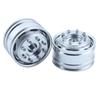 2pcs RC Truck Metal 20mm/25mm Width Wheel Drive/Bearing Hub Rim for 1/14 Tamiya SCANIA 770S 56368 VOLVO ACTROS MAN Model Car