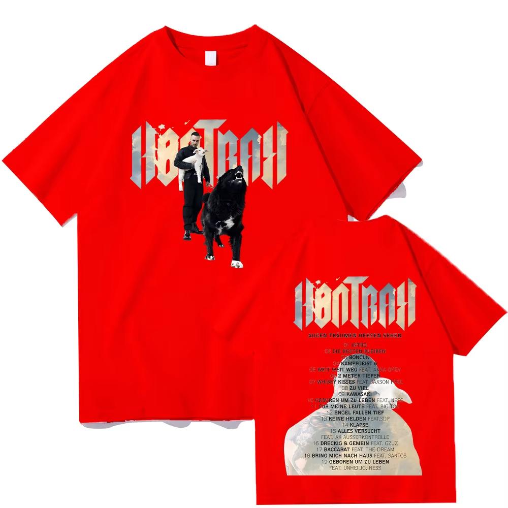 

Kontra K Cotton Comfort T Shirts Augen Träumen Herzen Sehen New Album Graphic Tshirt Hip Hop Men Short Sleeve Top Streetwear 4XL