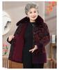Women's Plus Size Faux Mink Coat: Warm Fleece-Lined Winter Outerwear for Juniors, Middle-Aged, and Elderly