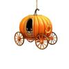 6pcs Acrylic Pumpkin Carriage Halloween Pendant Creative Christmas Keychain Car Pendant  Party