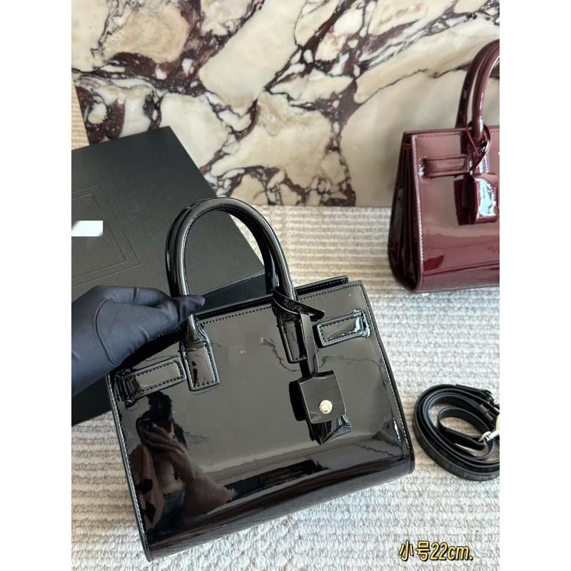 Womens Leather Crossbody Bag Tote Handbag Vintage Style Large Capacity Medium Size