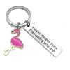 Inspirational "Never Forget How Flamazing" Stainless Steel Keychain