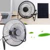 5,2W 8-Zoll Solar Abluftventilator Kit Luftabsauger Mini Ventilator Solarpanel Powered Lüfter für Hunde Hühnerstall