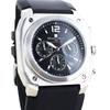 Salvatore Marra Chronograph Watch with Wide Rubber Strap Men's (No. 4)