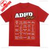 ADHD Bingo Unisextal Health Humor TShirt Neurodivergent Graphic Tee Relatable Gift For Friends Unisex Comfort Funny Bold StateUnisext