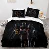 American Football King Queen Duvet Cover Rugby Player Pattern Bedding Set For Kids Teens Adults Ball Sport Polyester Quilt Cover