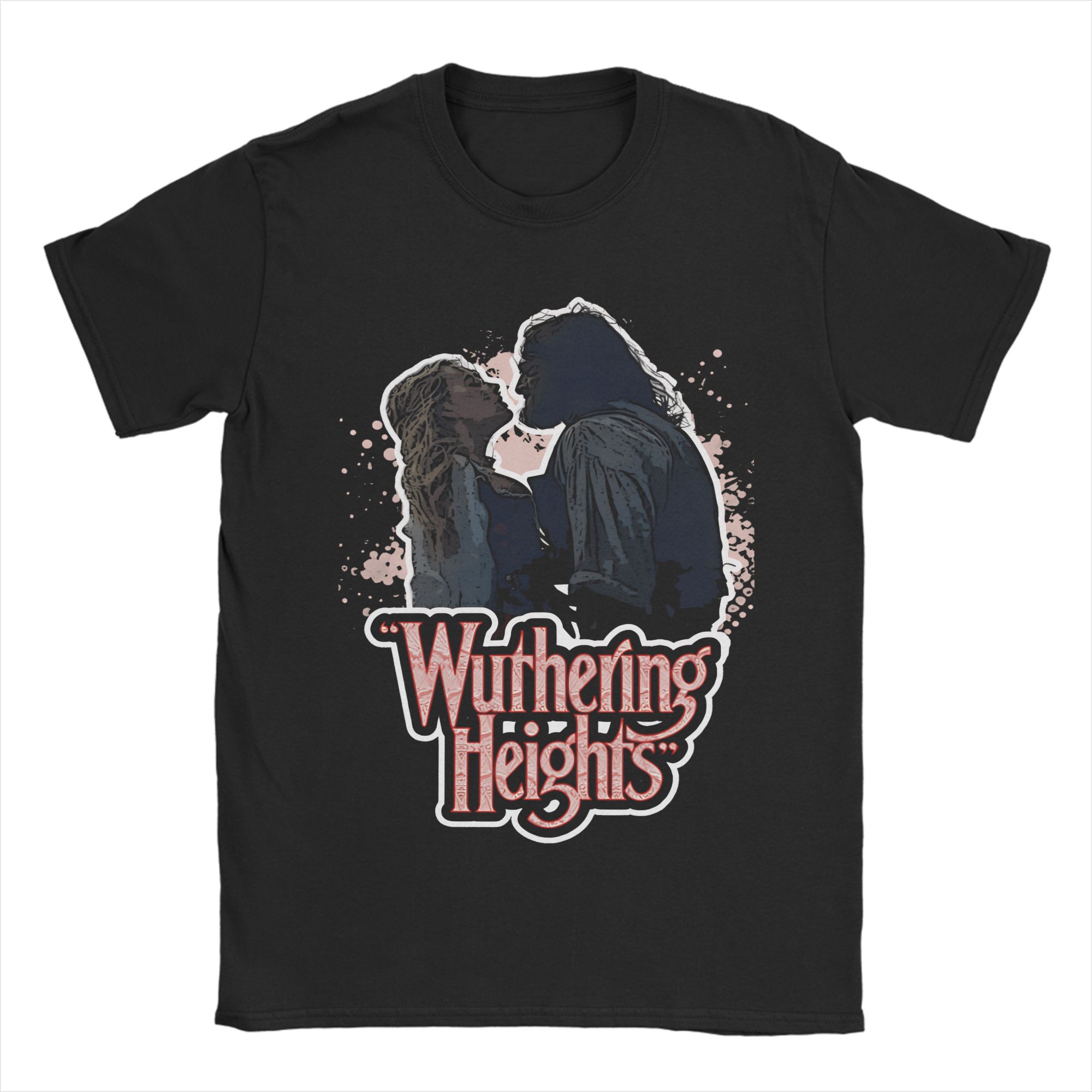 Oversized TShirt Summer Wuthering Heights Hippie TShirts Cotton Tshirt for Couple YK Basic Printed Short Sleeve Tees S