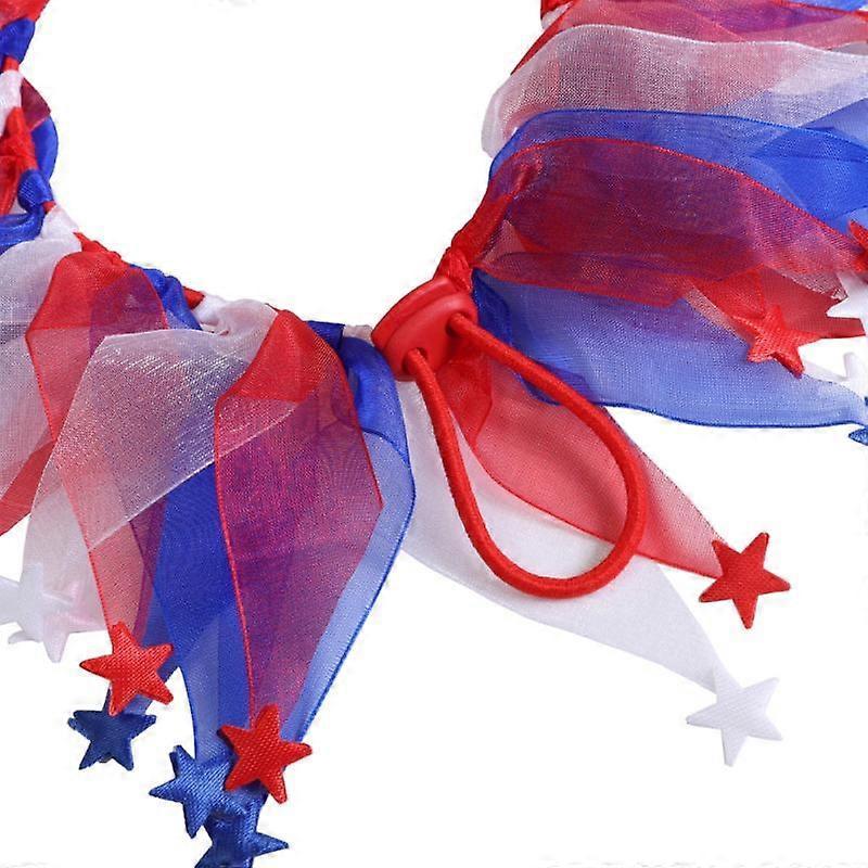 Pet Supplies Pet Collar American Independence Day Dog Caps Festival Jewelry Red Blue White Color Cat And Dog Collar Adjustable
