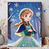 Disney Pearl Art Frozens Anna 5D DIY Pearl Picture Craft Kit Ideal Gift for Adults  Beginners | Creative Home Decor