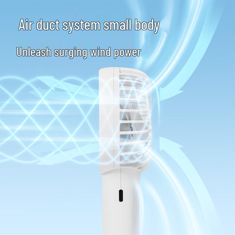Portable USB Rechargeable Handheld & Hanging Mini Fan