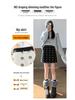 High-Waist Woolen A-Line Skirt: Cozy Autumn-Winter Style with Sweet, Slimming Fit