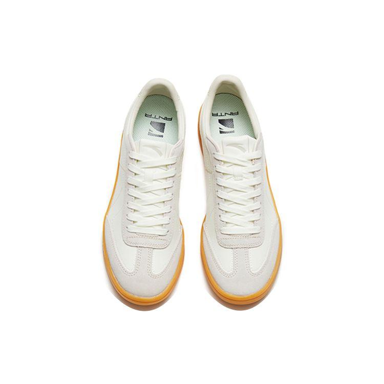 Anta Lifestyle Series Non-Slip Shock Absorbing Durable Low-Top Sneakers Men Sneakers Gray White 112238086-1