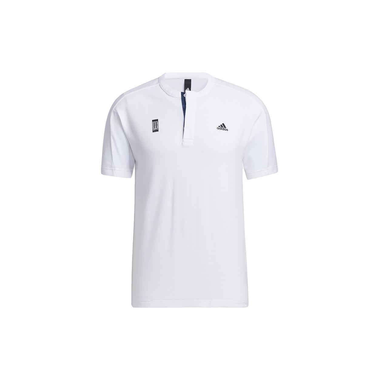 adidas Wj T Henly Sports Casual Short Sleeve White Men s GP1827 XXXL
