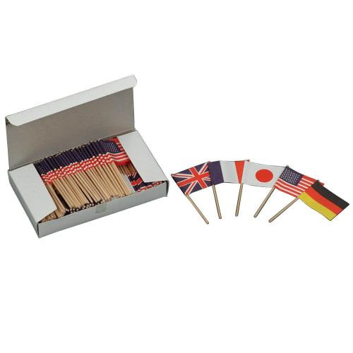Yamashita Kogei Flag Toothpicks, 5 Countries x 40 Countries, 39661000