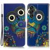 For Samsung Galaxy A56 5G Case Pattern Leather Wallet Phone Cover with Card Holder