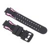 Kinder Smartwatch Armband Wasserdicht Hautfreundliches Silikon Smartwatch Ersatzarmband mit Edelstahlschnalle Rosé