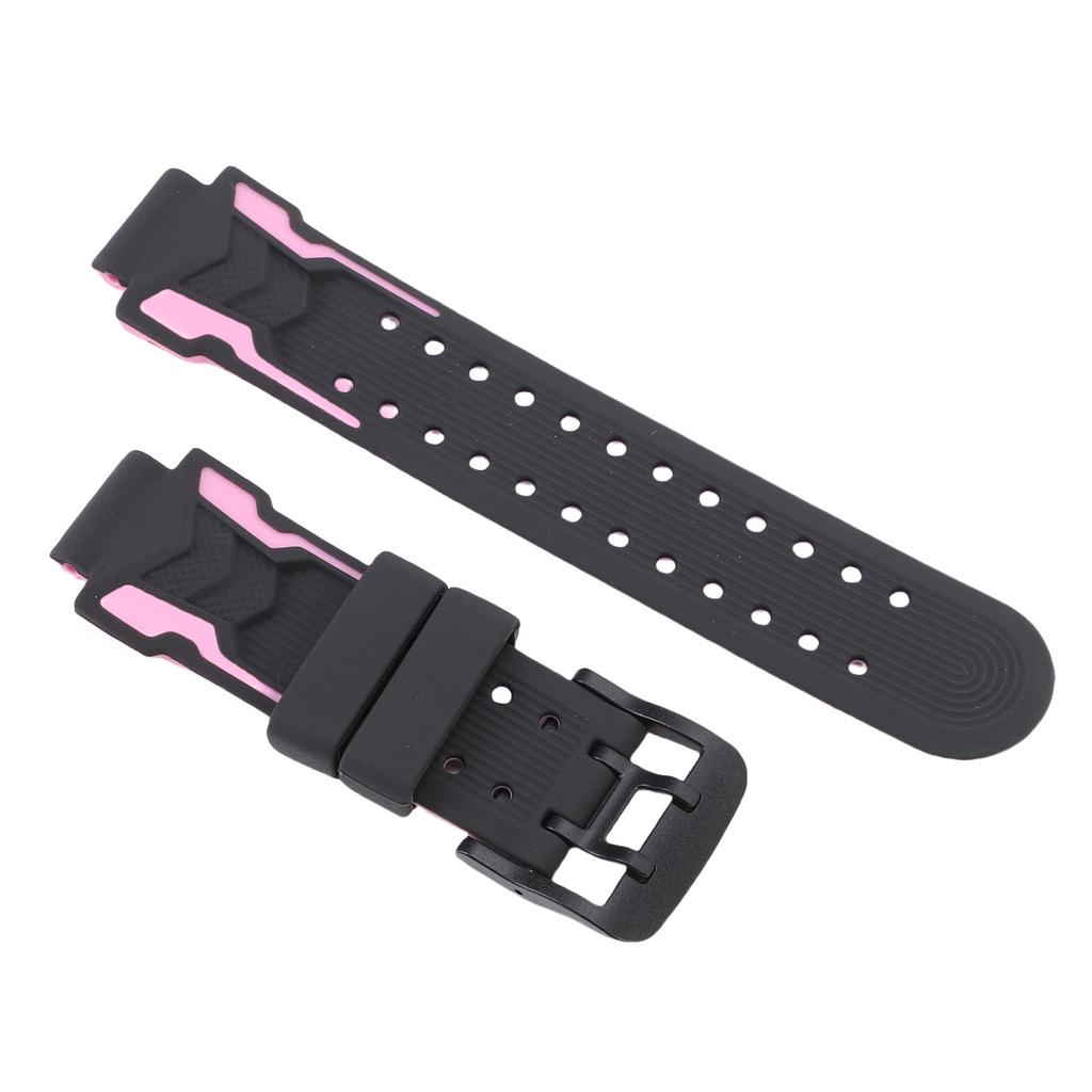 Kinder Smartwatch Armband Wasserdicht Hautfreundliches Silikon Smartwatch Ersatzarmband mit Edelstahlschnalle Rosé