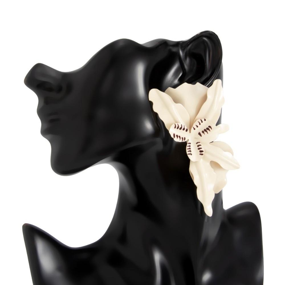 3D Flower Statement Earrings Exaggerated Floral Earrings New Drop Earrings  Gift Giving